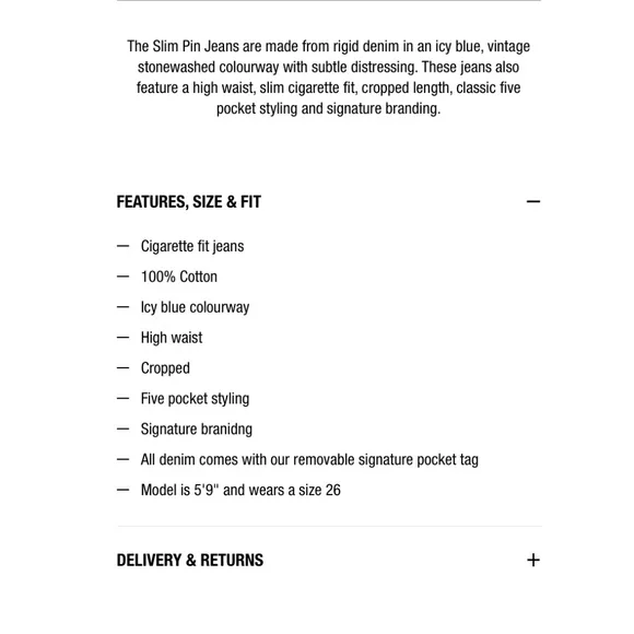 KSUBI Nine O Eternal Jeans Size 24 - Picture 3 of 9